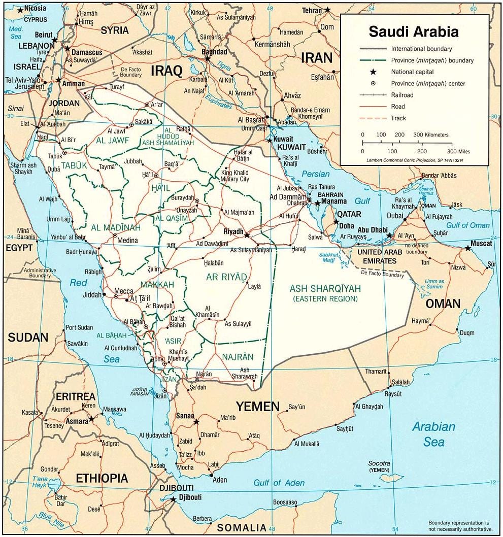 Kort Saudi-Arabien billeder