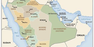 Qassim Saudi-Arabien kort