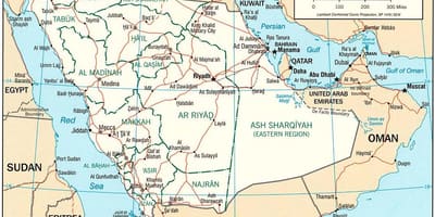 Kort Saudi-Arabien billeder